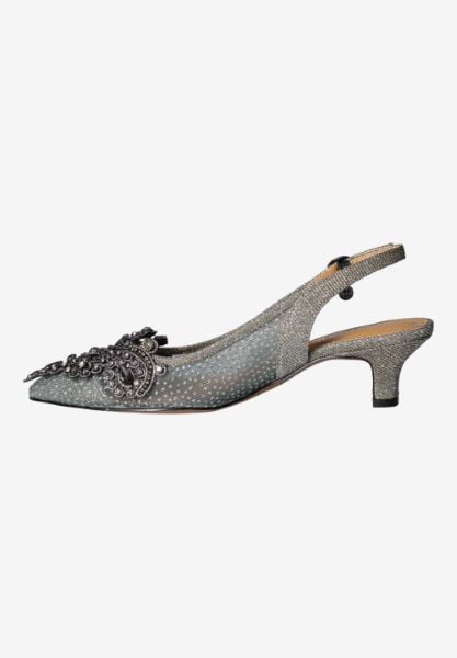 J. Reneé STROVA FAPEW PEWTER GLITTER/SNOW DOT