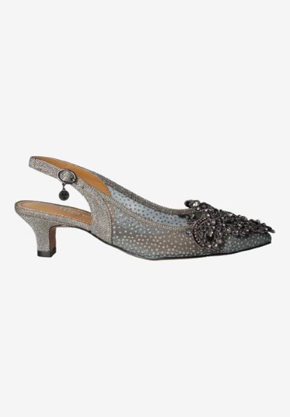 J. Reneé STROVA FAPEW PEWTER GLITTER/SNOW DOT