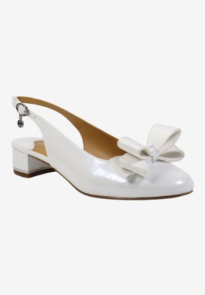 j. reneé TANAY PAWHT WHITE PATENT/GROSGRAIN