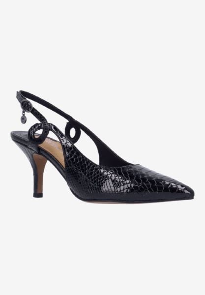 j. reneé TINDRA RPBLK BLACK SNAKE EMBOSSED