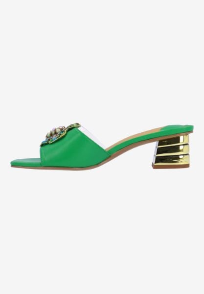 J. Reneé TORTI VICGR CLEAR/GREEN VINYL/PATENT