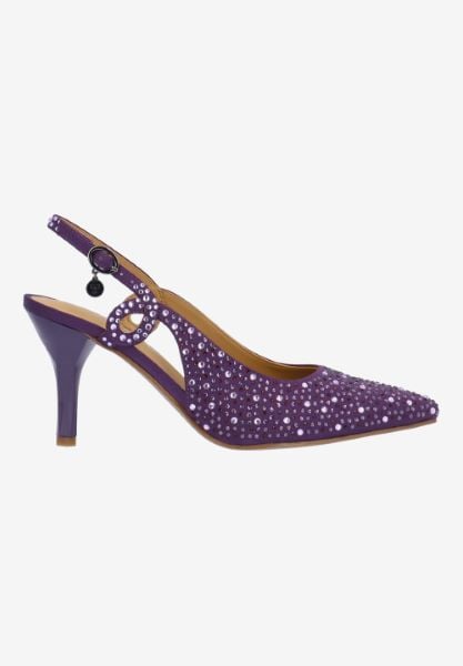 J. Reneé VIVIEN SAPUO PURPLE OMBRE SATIN/STONES