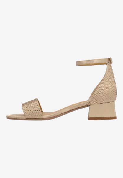 J. Reneé WINSLE SABGE BEIGE SATIN/RHINESTONES
