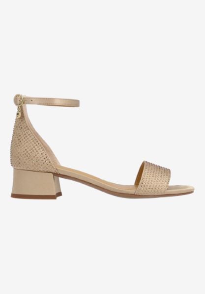 J. Reneé WINSLE SABGE BEIGE SATIN/RHINESTONES