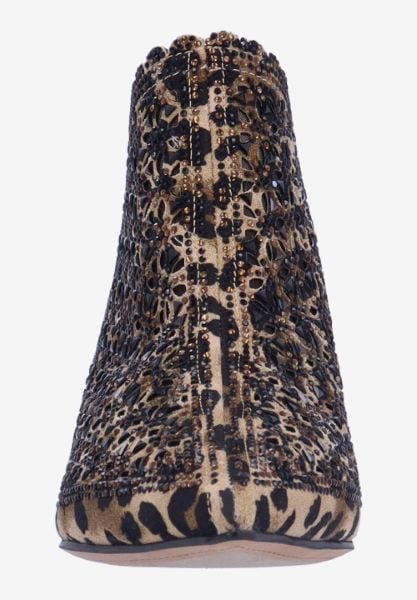 J. Reneé JACINT APBRB BROWN/BLACK ANIMAL PRINT/STUDS