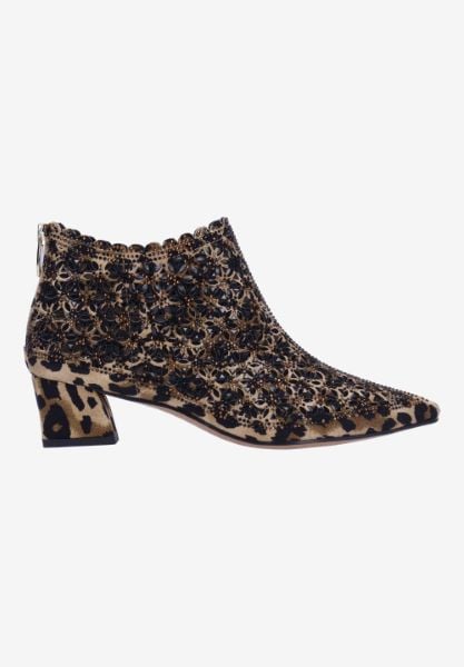 J. Reneé JACINT APBRB BROWN/BLACK ANIMAL PRINT/STUDS