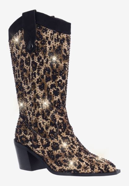 j. reneé LAYLAN APBRB BROWN/BLACK ANIMAL PRINT/STONE