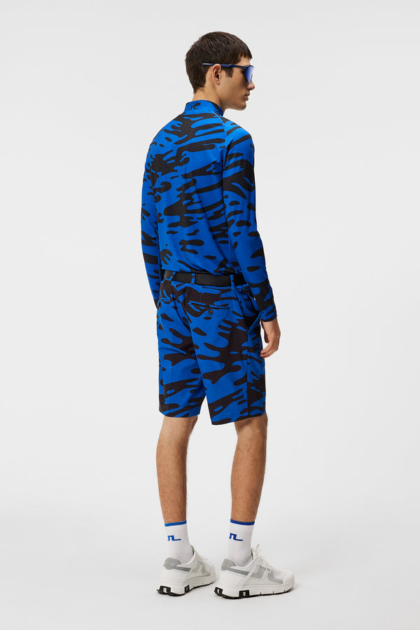 J.lindeberg Aello Soft Compression Print Neptune Nautical Blue