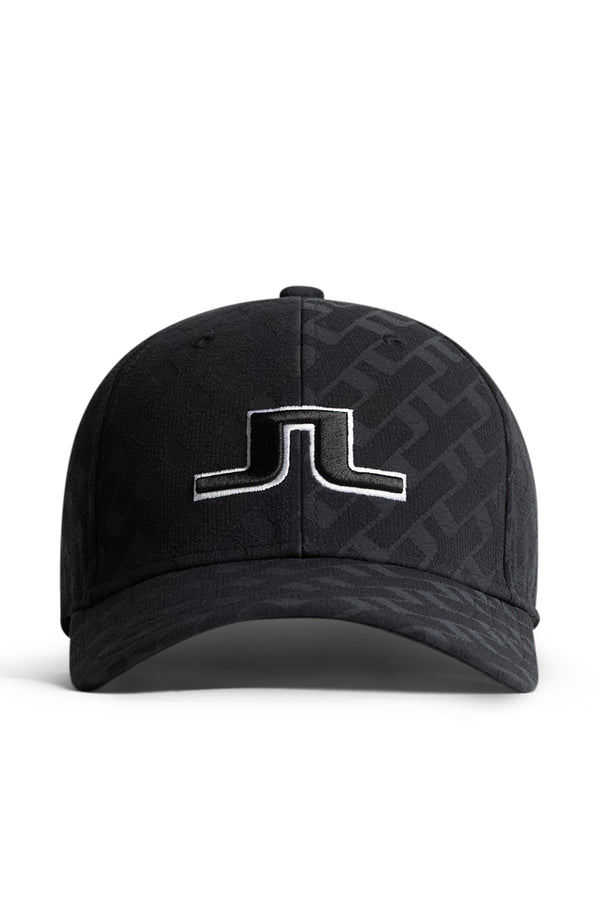 J.lindeberg Anga Jacquard Cap Tour Geo Tonal Black M