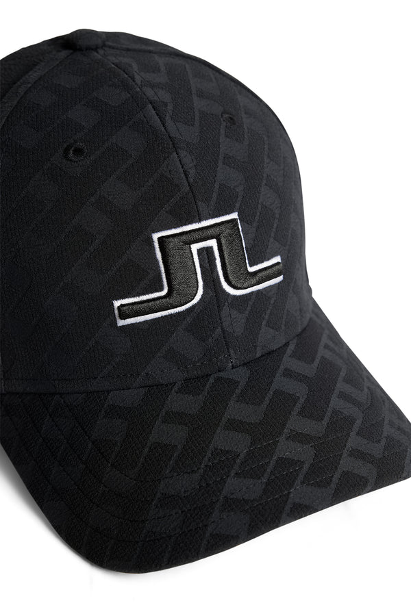 J.lindeberg Anga Jacquard Cap Tour Geo Tonal Black M