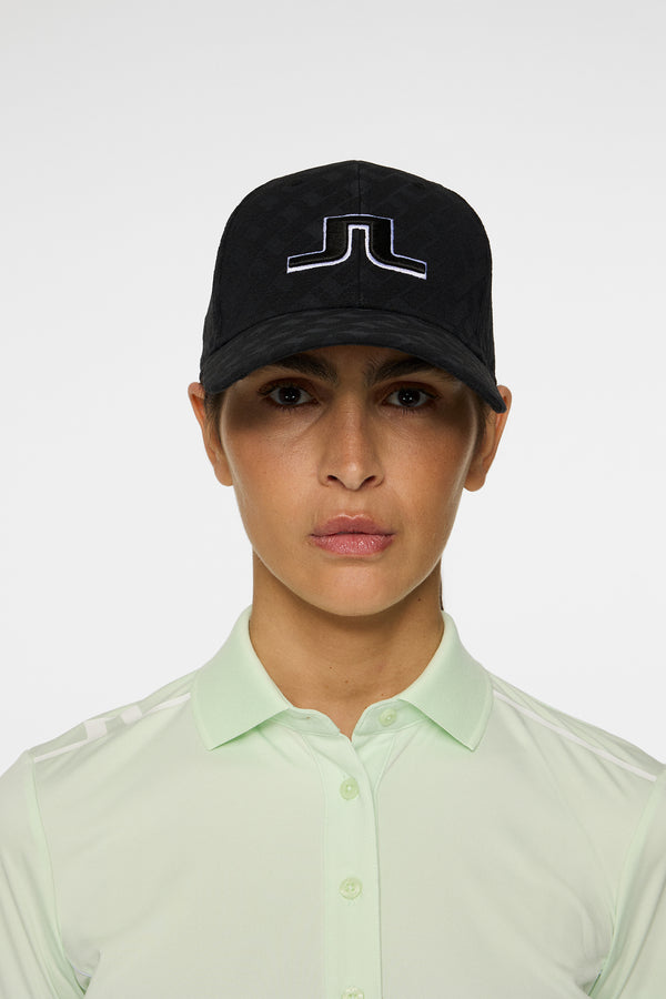 j.lindeberg Anga Jacquard Cap Tour Geo Tonal Black M