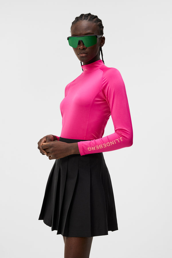 j.lindeberg Asa Soft Compression Top Fuchsia Purple