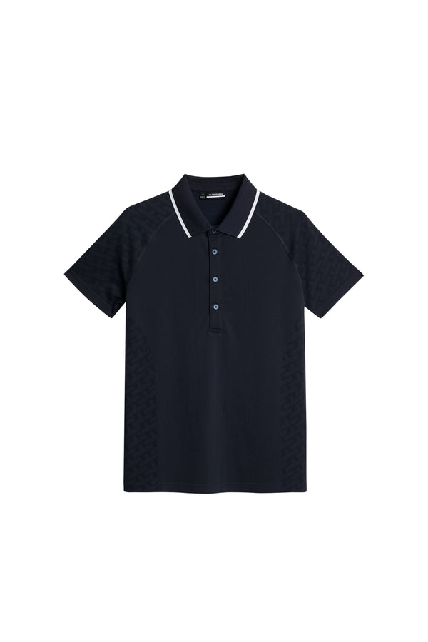 J.lindeberg Baily Seamless Polo Tour Geo Jacquard Navy M