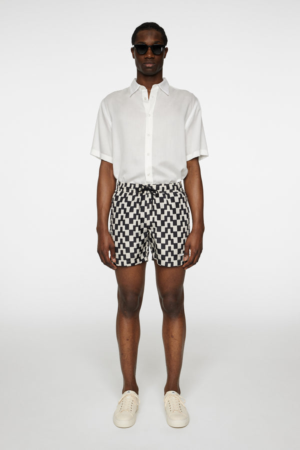 J.lindeberg Banks Bridge Stack Swim Trunks Bridge Stack Black M