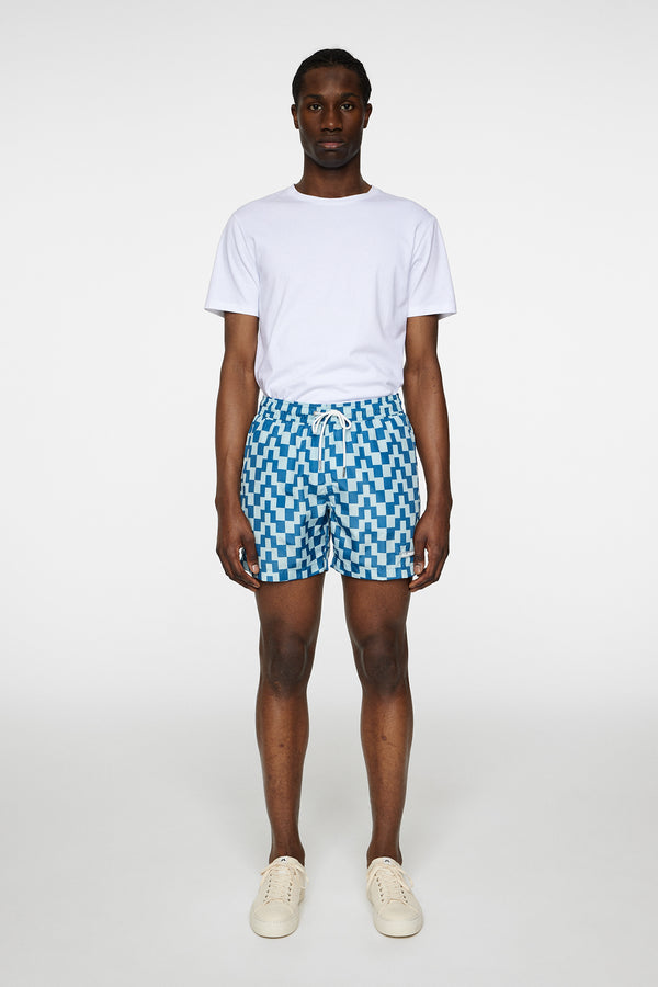 J.lindeberg Banks Bridge Stack Swim Trunks Bridge Stack Blue M