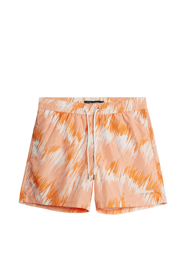 J.lindeberg Banks Thunderstorm Swim Trunks Thunderstorm Orange M