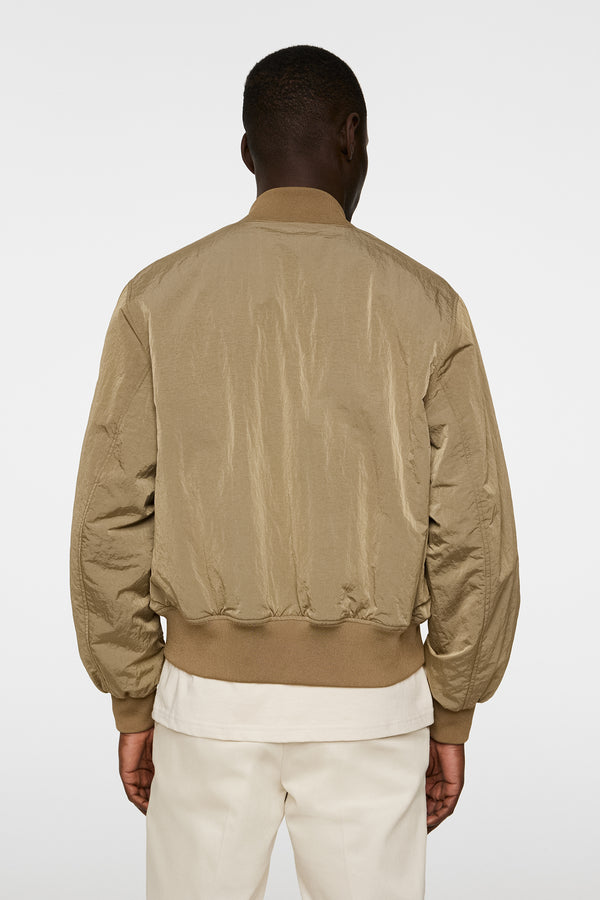 J.lindeberg Bradfield Crinkle Bomber Jkt Batique Khaki