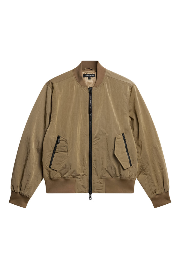 J.lindeberg Bradfield Crinkle Bomber Jkt Batique Khaki