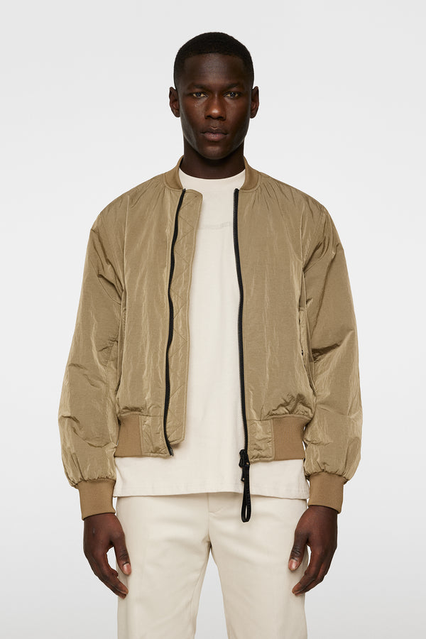 j.lindeberg Bradfield Crinkle Bomber Jkt Batique Khaki