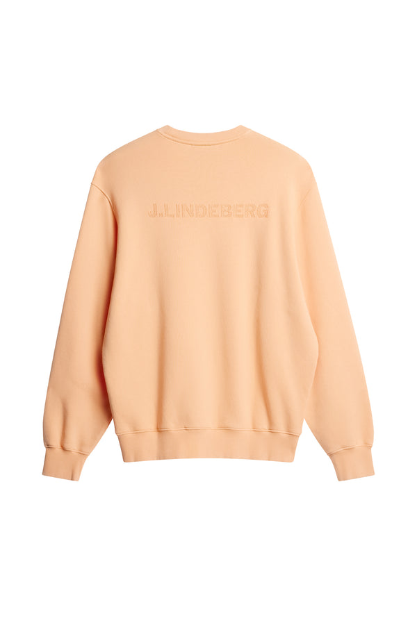 J.lindeberg Callan Seasonal Logo Sweater Mock Orange