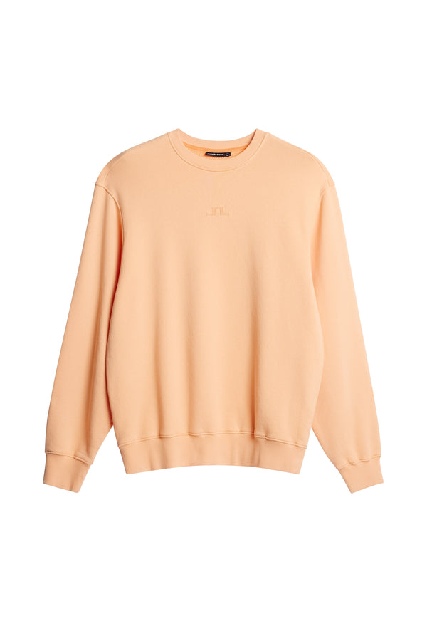 J.lindeberg Callan Seasonal Logo Sweater Mock Orange