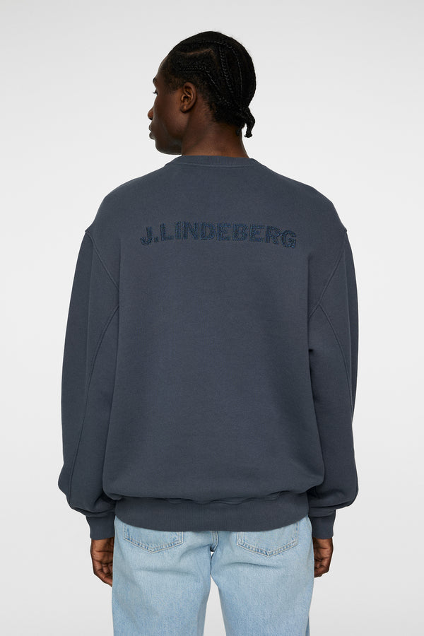 J.lindeberg Callan Seasonal Logo Sweater Ombre Blue
