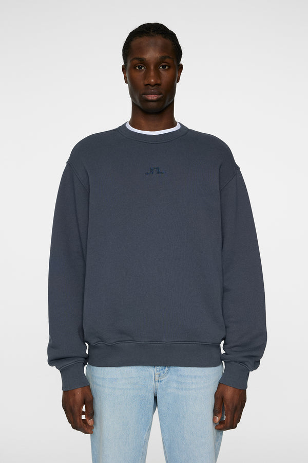 j.lindeberg Callan Seasonal Logo Sweater Ombre Blue
