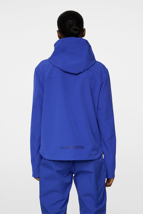 J.lindeberg Camila Cropped Softshell Jkt Clematis Blue