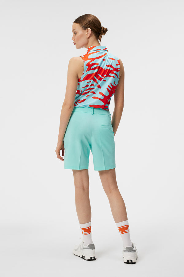 J.lindeberg Dena Print Sleeveless Top Neptune Atomizer