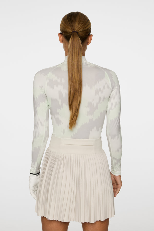 J.lindeberg Ella Print Compression Top Warp Ambrosia L