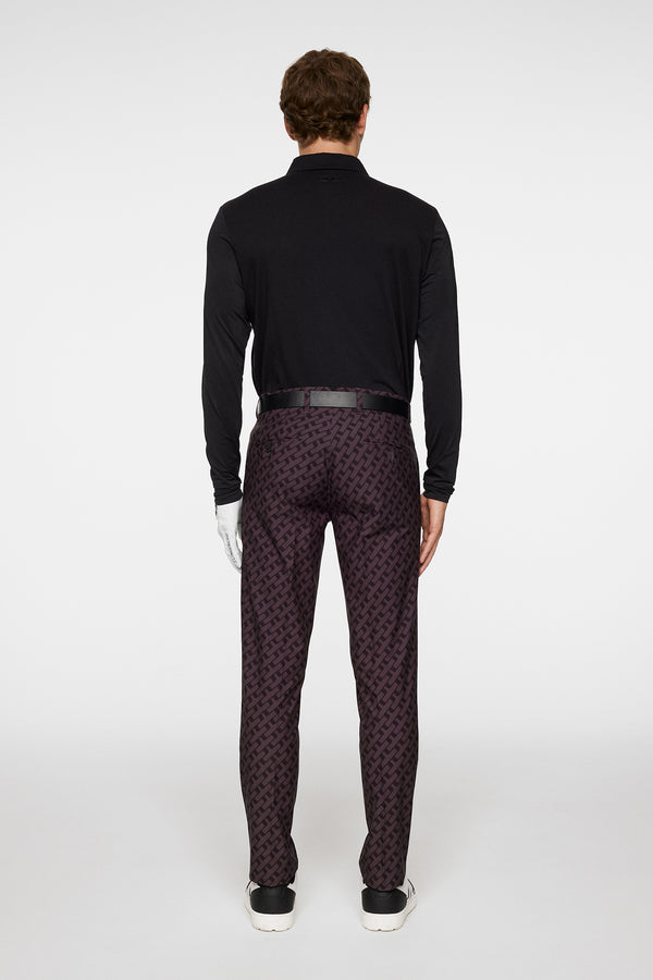 J.lindeberg Ellott Print Pant Tour Geo Tonal Black M