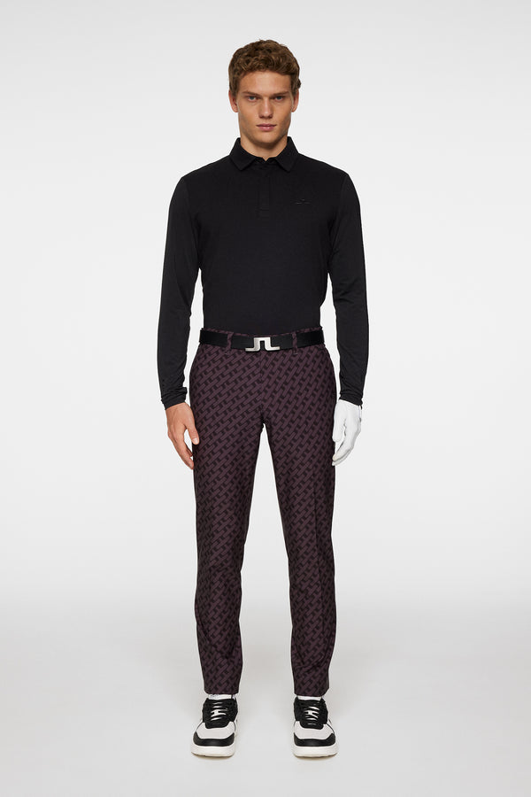 J.lindeberg Ellott Print Pant Tour Geo Tonal Black M
