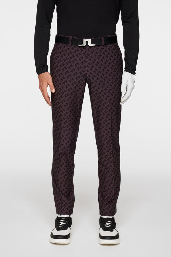 j.lindeberg Ellott Print Pant Tour Geo Tonal Black M