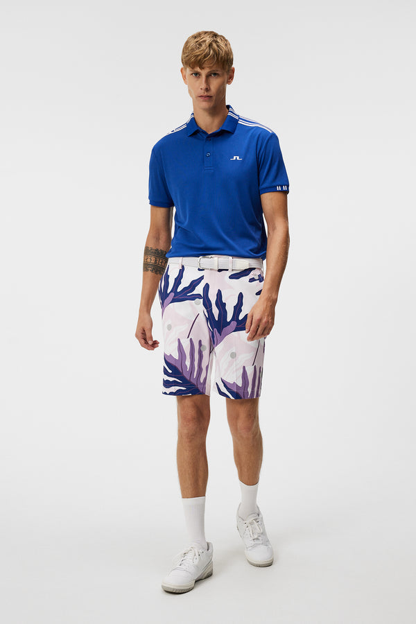 J.lindeberg Eloy Print Shorts Paradise Monstera Pink