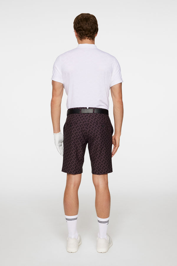 J.lindeberg Eloy Print Shorts Tour Geo Tonal Black M