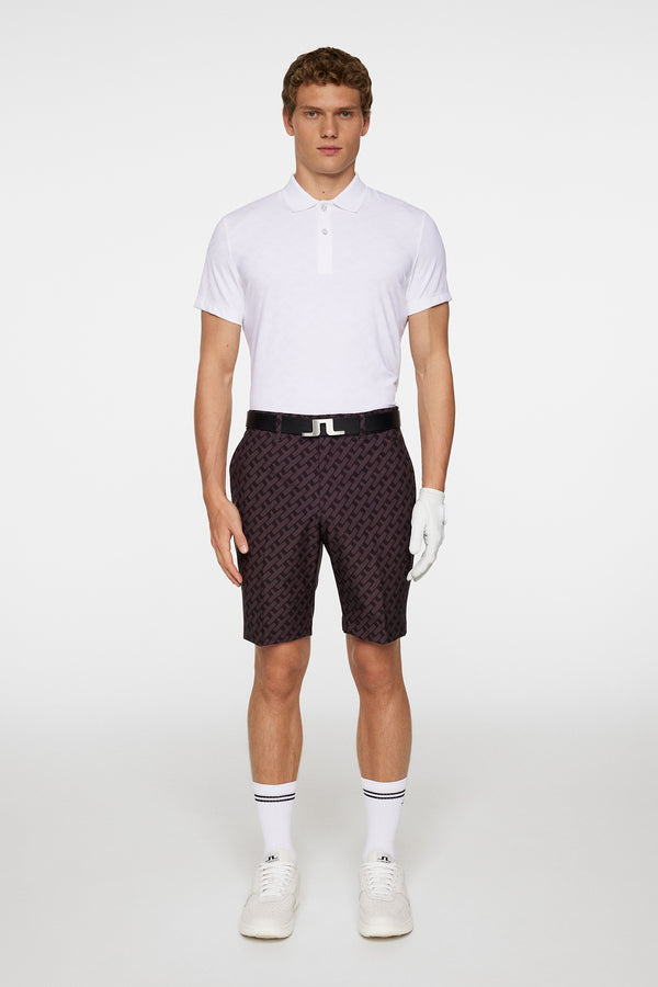 J.lindeberg Eloy Print Shorts Tour Geo Tonal Black M