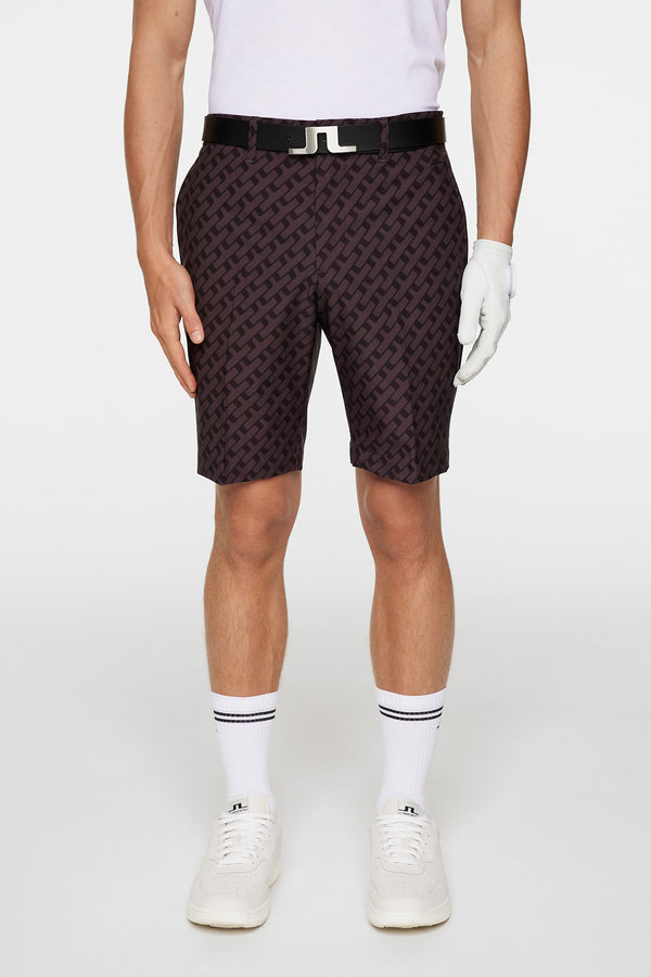 j.lindeberg Eloy Print Shorts Tour Geo Tonal Black M