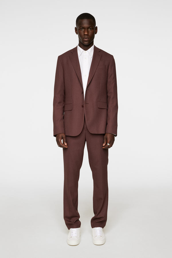 J.lindeberg Elton U Active Hopsack Blazer Bitter Chocolate