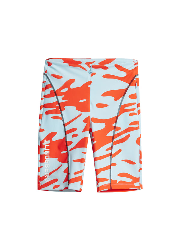 J.lindeberg Francesca Print Short Tights Neptune Atomizer