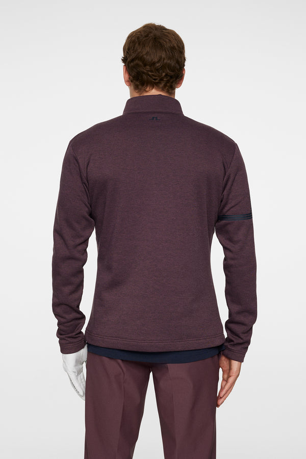 J.lindeberg Heath Strike Mid Layer Huckleberry Melange
