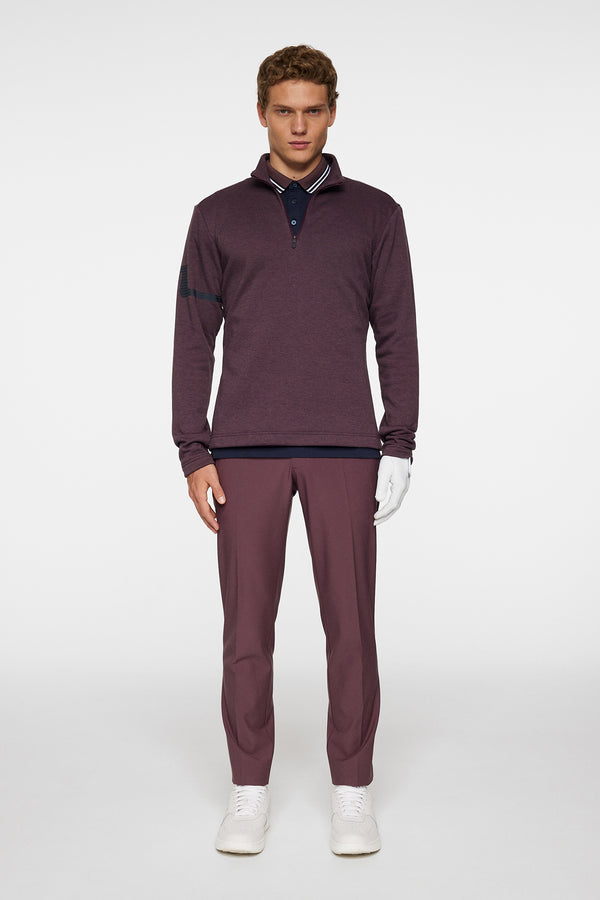 J.lindeberg Heath Strike Mid Layer Huckleberry Melange