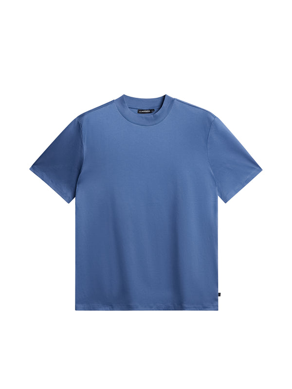 J.lindeberg Ace Mock Neck T Shirt Bijou Blue