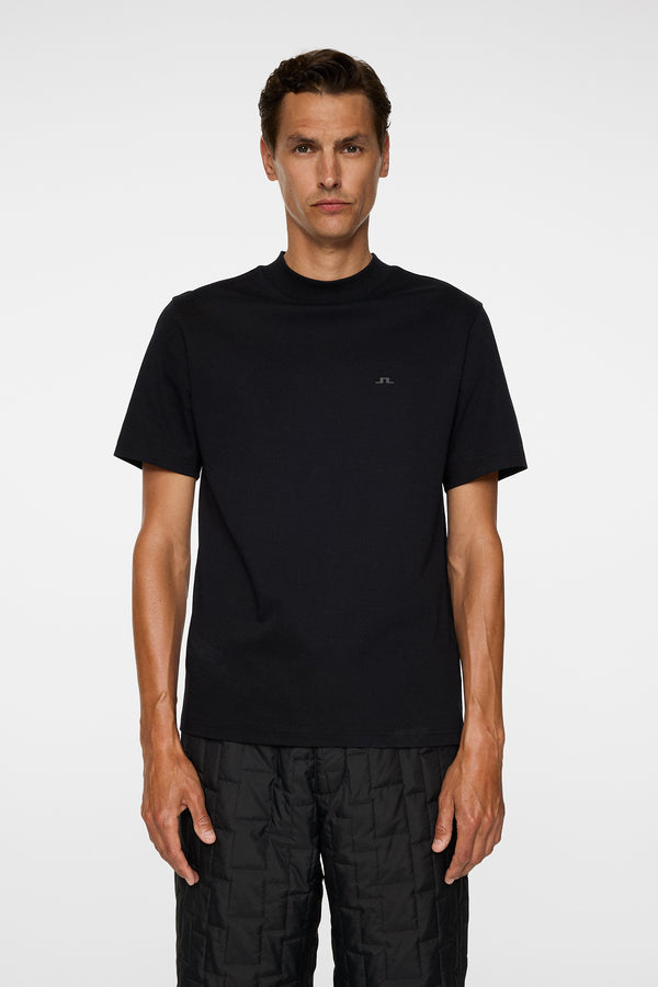 j.lindeberg Ace Mock Neck T Shirt Black
