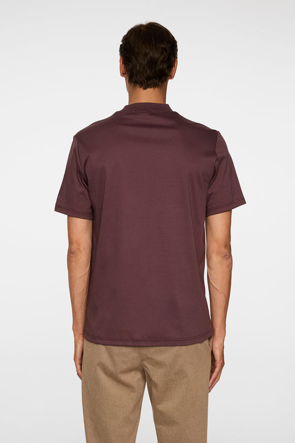 J.lindeberg Ace Mock Neck T Shirt Huckleberry