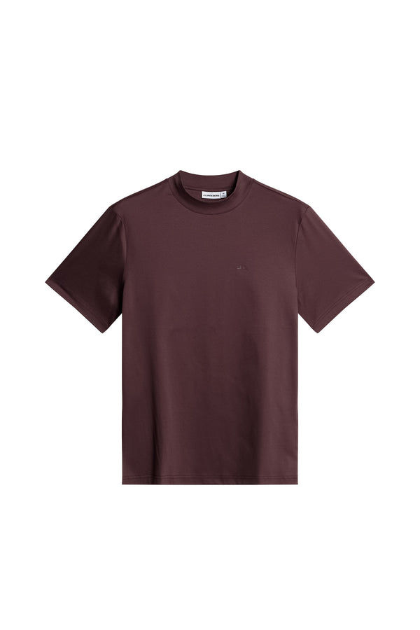 J.lindeberg Ace Mock Neck T Shirt Huckleberry