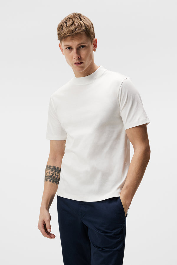 j.lindeberg Ace Mock Neck T shirt White