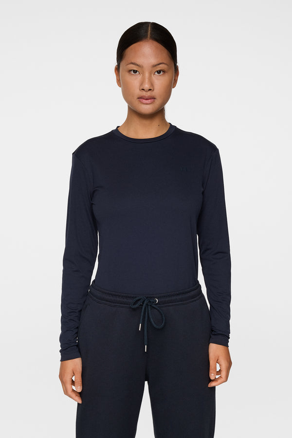 j.lindeberg Ada LS T shirt JL Navy
