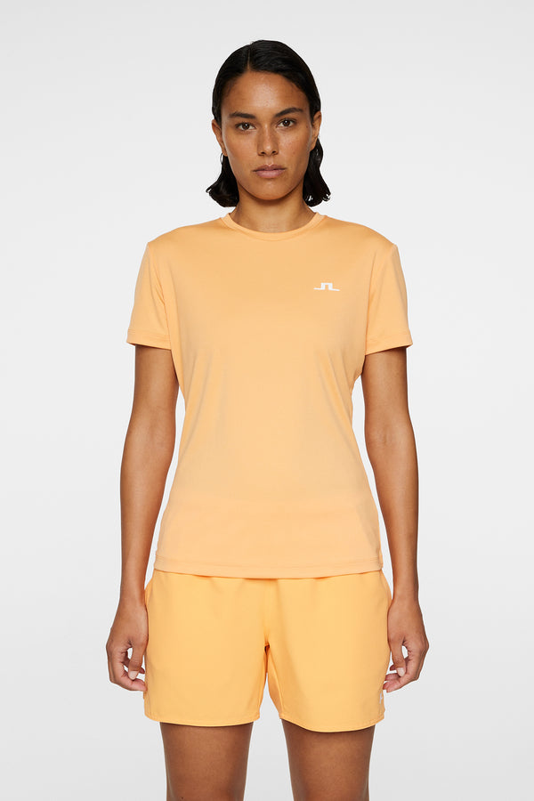 j.lindeberg Ada T shirt Mock Orange