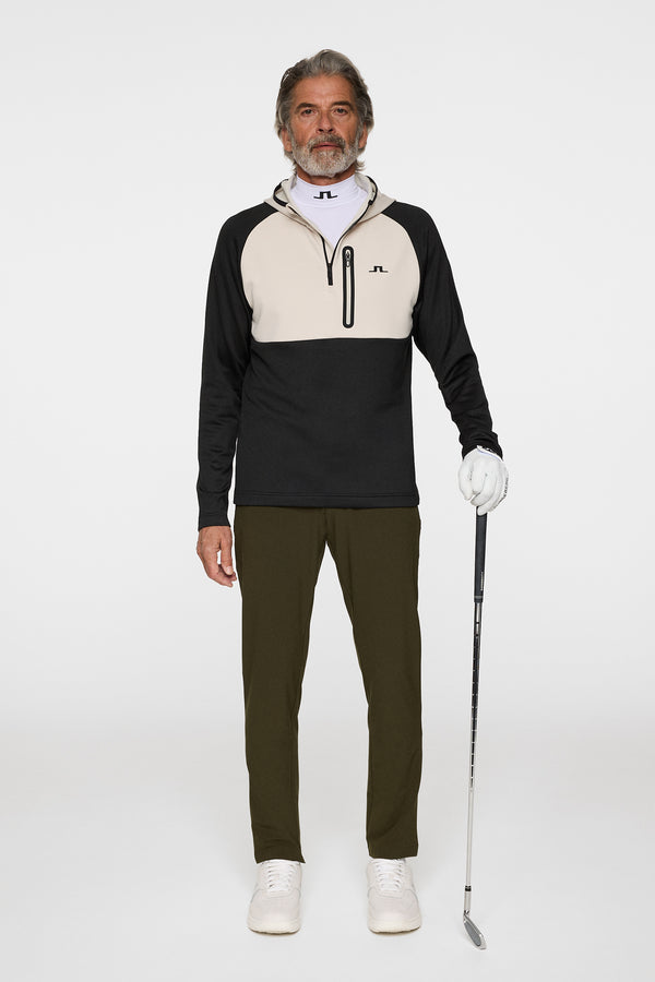 J.lindeberg Adam Quarter Zip Hood Black