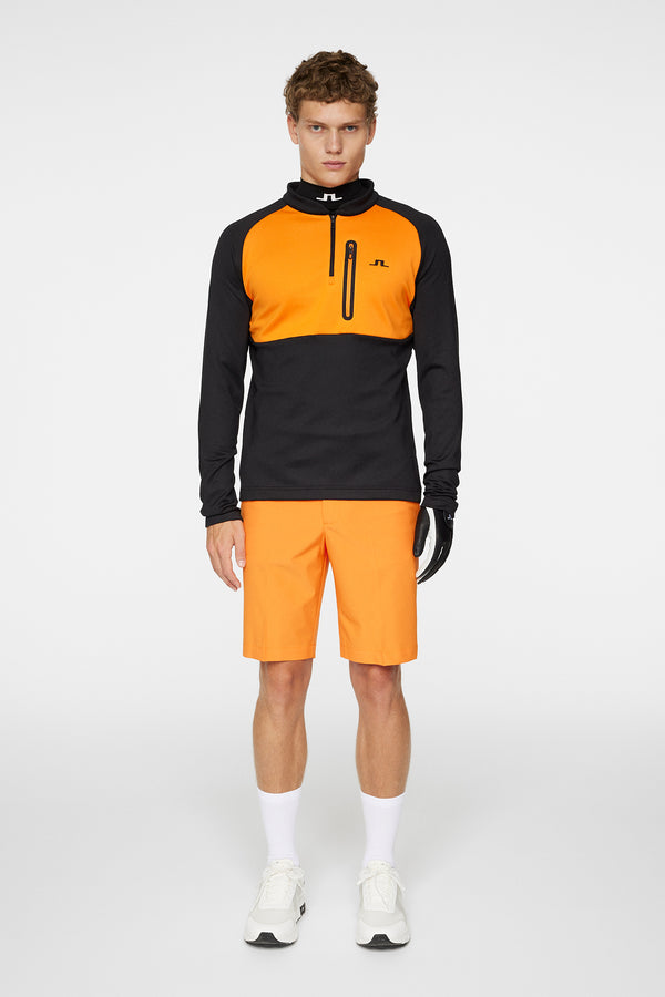 J.lindeberg Adam Quarter Zip Mid Layer Black